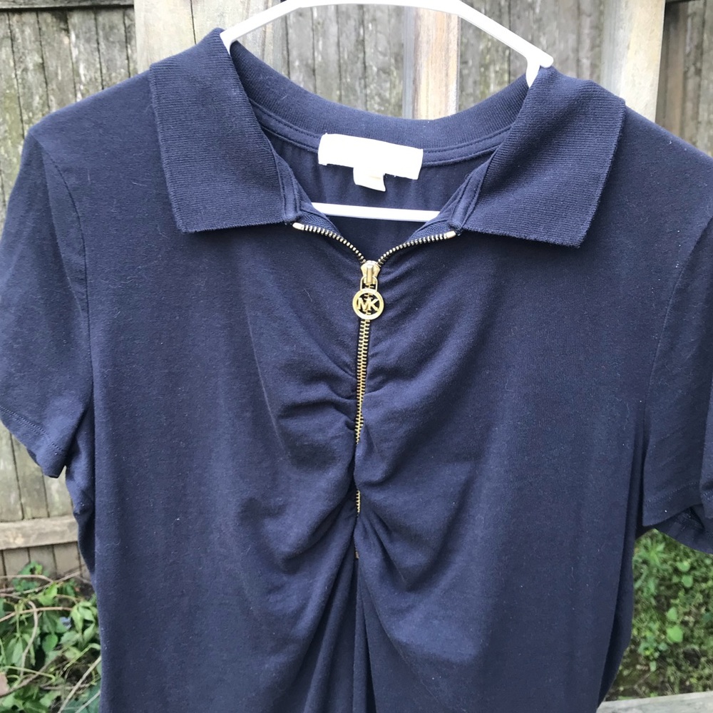Blue Michael Kors shirt
